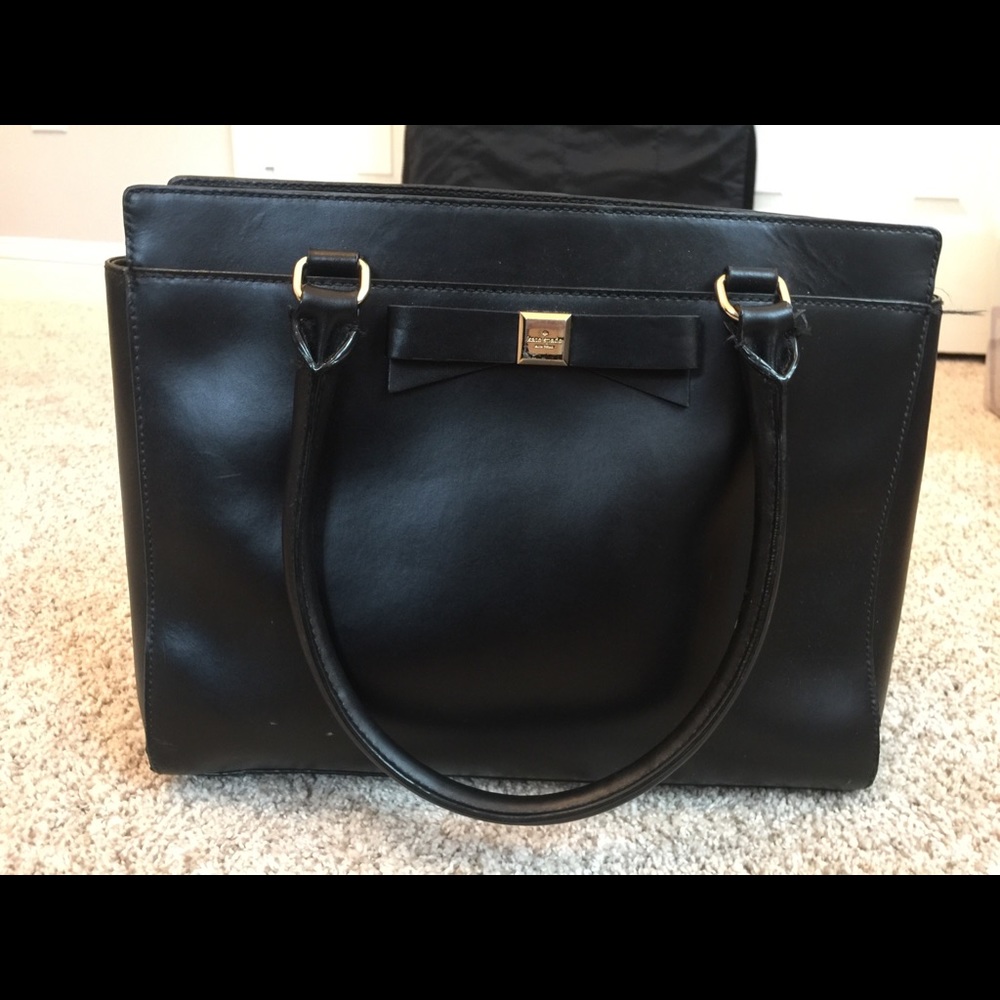 Black Leather Purse